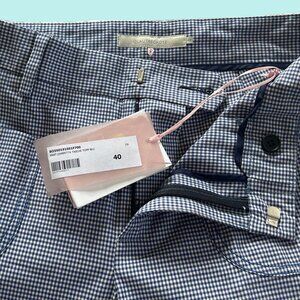L'Autre Chose Blue Gingham Pants